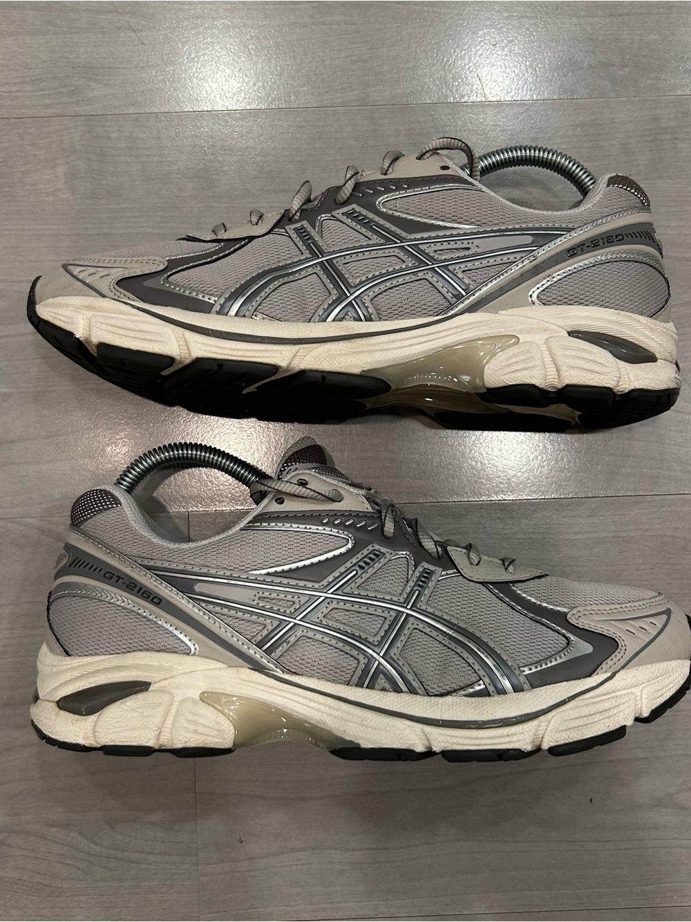 ASICS GT-2160 Grey/Carbon Men's 7 Running Shoes Sneakers NO INSOLES 1203A320-020